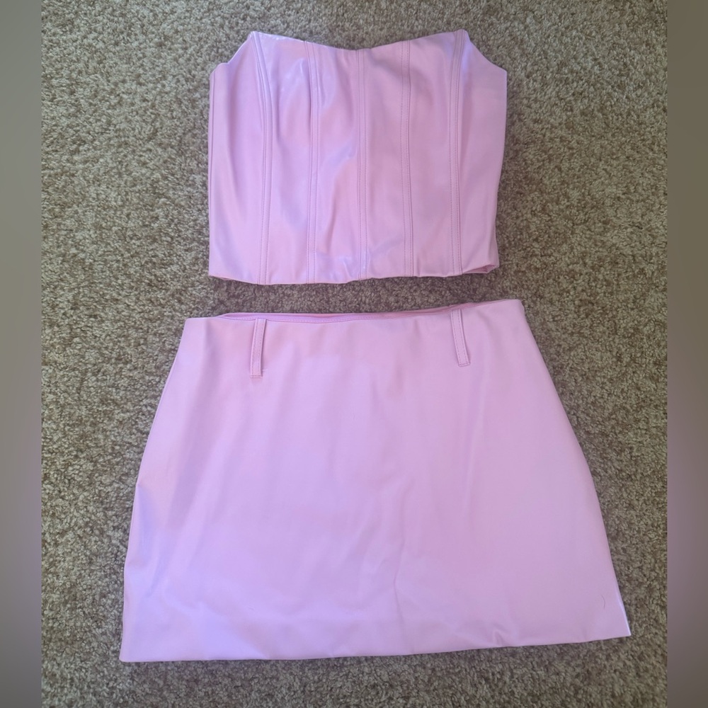Tiger mist matching skirt set